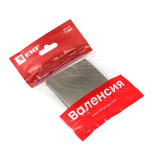 Валенсия лиц. панель выключателя 1-кл. 10А кашемир EKF Валенсия лиц. панель выключателя 1-кл. 10А кашемир EKF