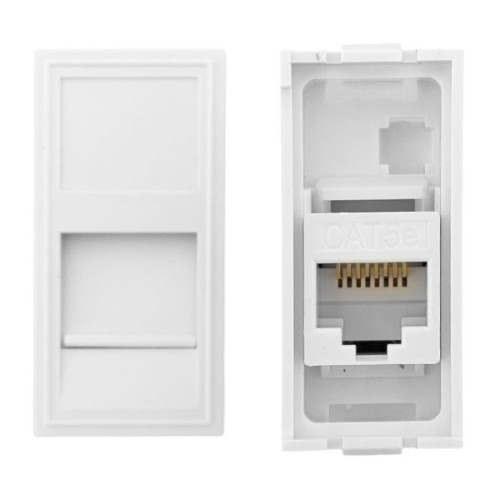 Розетка RJ45 кат. 5e, 1 модуль EKF Розетка RJ45 кат. 5e, 1 модуль EKF