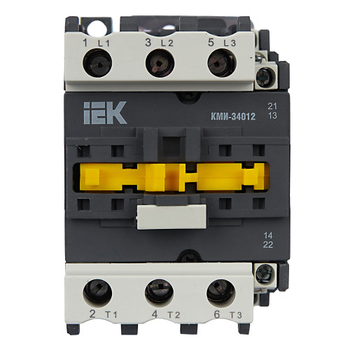 Контактор КМИ-34012 40А 230В/АС3 1NO;1NC IEK Контактор КМИ-34012 40А 230В/АС3 1NO;1NC IEK