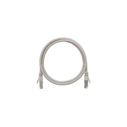 Патч-корд кат.5E (класс D) F/UTP 4 пары 26 AWG (7х0.165мм) 100МГц 2хRJ45 (8P8C) BC чистая медь LSZH нг(А)-HFLTx 0.5м сер. NIKOMAX NMC-PC4SD55B-005-C-GY