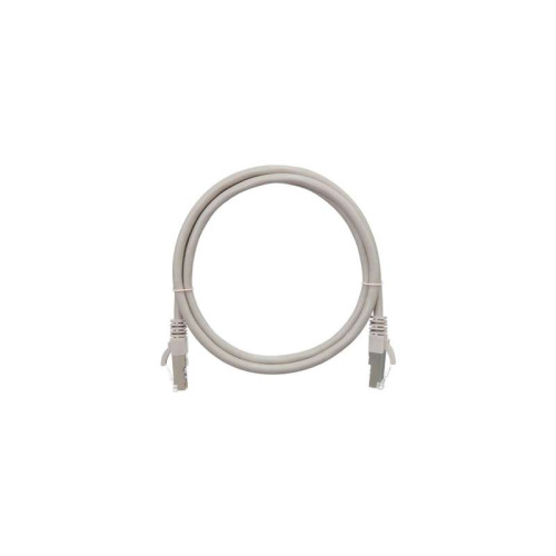 Патч-корд кат.5E (класс D) F/UTP 4 пары 26 AWG (7х0.165мм) 100МГц 2хRJ45 (8P8C) BC чистая медь LSZH нг(А)-HFLTx 0.5м сер. NIKOMAX NMC-PC4SD55B-005-C-GY