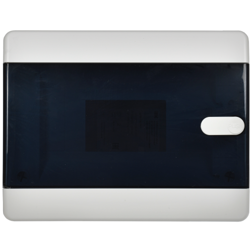 UNION Compact Корпус пластиковый ЩРВ-П-8 IP41 черная прозрачная дверь IEK