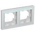 BRITE Рамка 2-местная IP44 РУ-2-БрЖ-44 жемчуг IEK