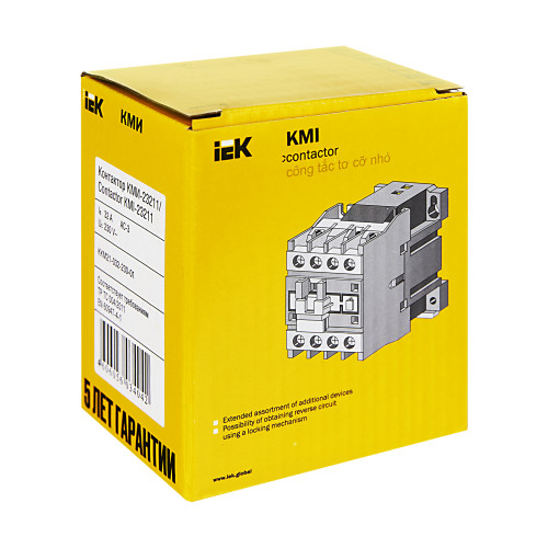 Контактор КМИ-23211 32А 230В/АС3 1NC IEK Контактор КМИ-23211 32А 230В/АС3 1NC IEK