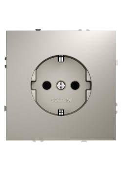 Розетка 1-м СП S70 16А с заземл. механизм кашемир Voltum VLS040103