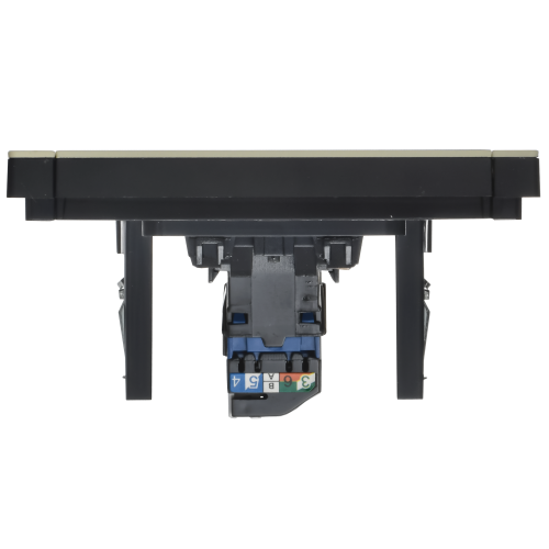 FORTE&PIANO Розетка компьютерная RJ45 кат.6 FP831M металл слоновая кость IEK FORTE&PIANO Розетка компьютерная RJ45 кат.6 FP831M металл слоновая кость IEK