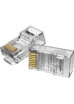 Коннектор Vention RJ45 (8p8c), cat. 5e, под витую пару (50шт.) (IDBR0-50)