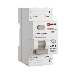 ВДТ ВД-100N 2P 50А 300мА AC эл-мех 6кА PROXIMA EKF