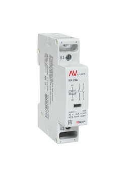 Контактор модульный КМ 25А 2NO 230В АС (1 мод.) AVERES EKF