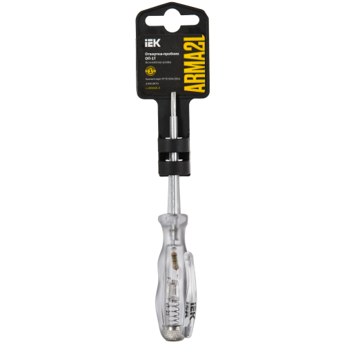 ARMATOOL Отвертка-пробник 3,0х0,8х70 ОП-1Т IEK