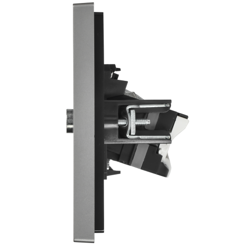 FORTE&PIANO Розетка двойная TV+RJ45 кат.5E FP536 сталь IEK FORTE&PIANO Розетка двойная TV+RJ45 кат.5E FP536 сталь IEK
