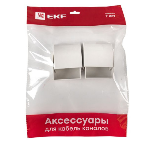 Заглушка (60x40) (4 шт) белая EKF-Plast Заглушка (60x40) (4 шт) белая EKF-Plast