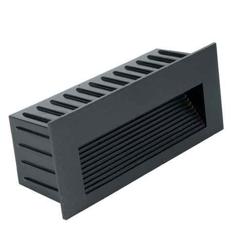 Светодиодный светильник Feron LN012-1 встраиваемый 5W 4000K, IP65, черный