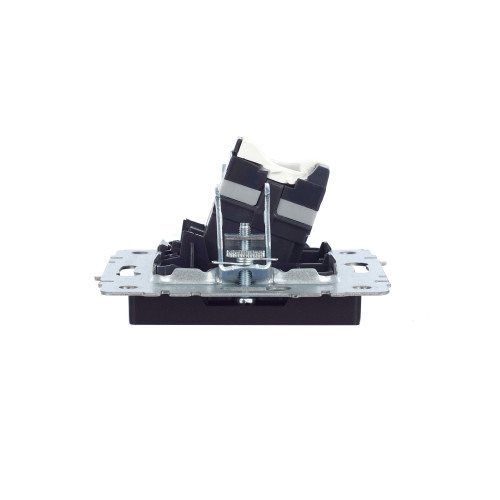BRITE Розетка компьютерная RJ45 кат.5E РК10-БрЧ черный IEK BRITE Розетка компьютерная RJ45 кат.5E РК10-БрЧ черный IEK