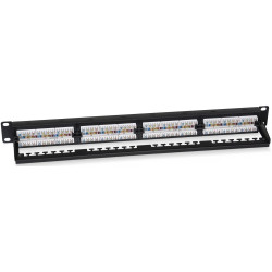 Патч-панель Cabeus PL2-24-CAT.5E-DUAL 19