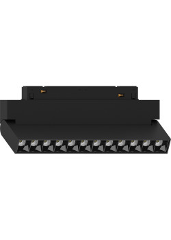 Светильник светодиодный Feron MGN301 трековый низковольтный 12W, 1080 Lm, 2700К, 30 градусов, черный серия LensFold
