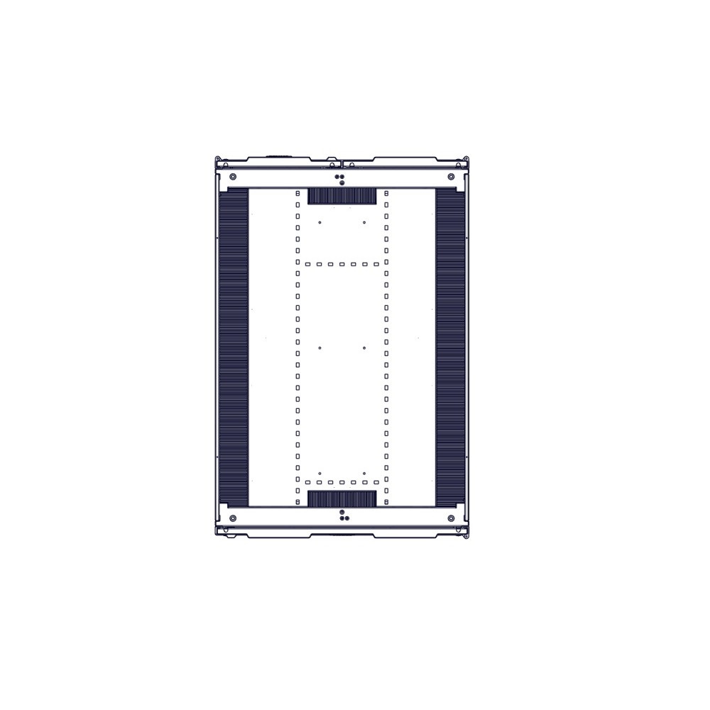 Шкаф Systeme Electric, серия Uniprom, 42U-800/1200, боковые панели 4шт, черный