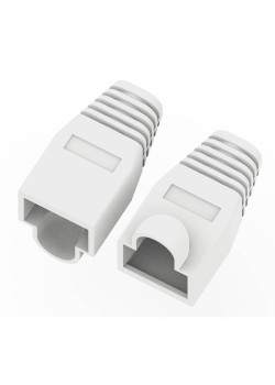 Колпачок защитный для коннекторов RJ45,  до 6 мм, белый