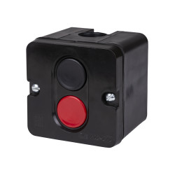 Пост кнопочный ПКЕ 722 У2, красная и черная кнопки, IP54 TDM