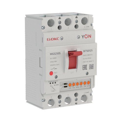 Авт. выкл. YON MGS250S 3P 50-125A 50kA с электронным расцепителем ETS