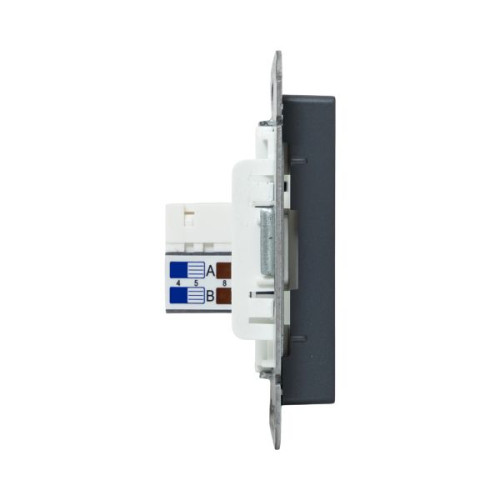 Механизм роз., RJ45 (cat5), графит., Эпика EKF