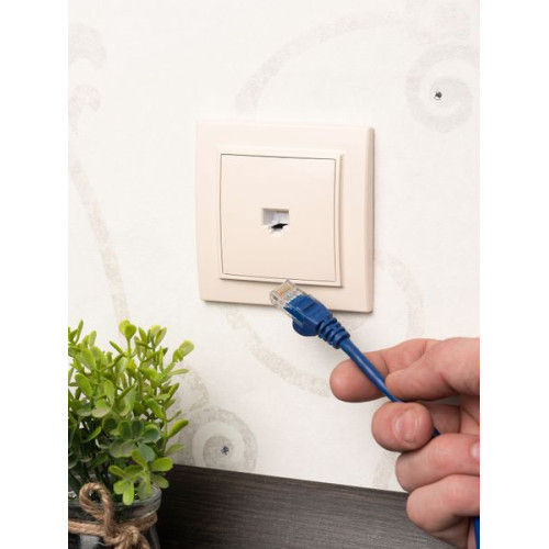 Минск Розетка RJ-45 1-мест. СП бежевый EKF