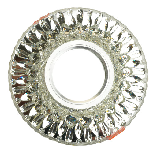 Светильник встраиваемый с LED подсветкой Feron CD942 потолочный MR16 G5.3 прозрачный Светильник встраиваемый с LED подсветкой Feron CD942 потолочный MR16 G5.3 прозрачный