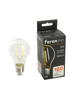 Лампа светодиодная Feron.PRO LB-1106 Шар E27 960LM 6W 175-265V 2700K
