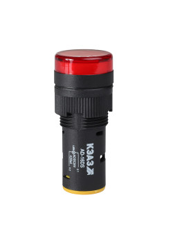 Лампа AD16DS(LED) матрица D16мм красный 24В AC/DC-КЭАЗ