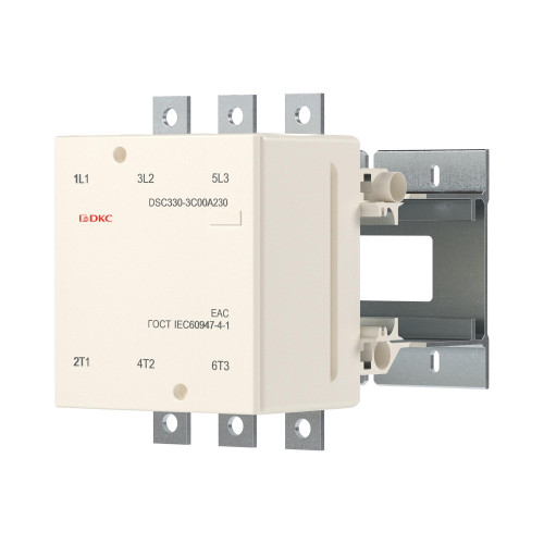 Магнитный контактор DSC330-3C00A230 330А 160кВт (AC3) кат 220В AC Магнитный контактор DSC330-3C00A230 330А 160кВт (AC3) кат 220В AC