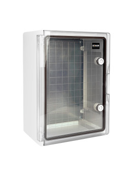 Корпус пластиковый ЩМПп STEKKER EBX60-6/06-65 IP65 c прозрачной дверью (400*300*165) пластик, серия ArcaWP65+