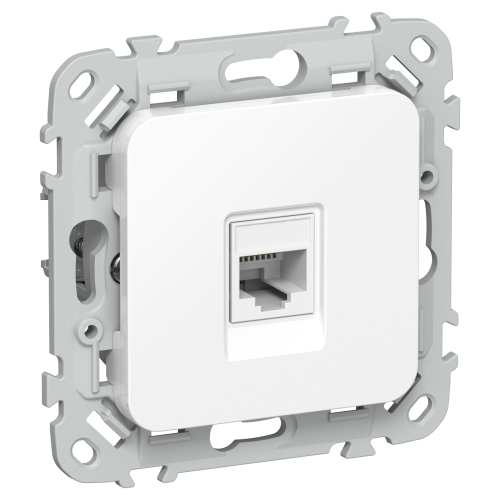 FLITE Розетка компьютерная RJ45 категория 6 UTP РК6-1-0-ФлБ белый IEK