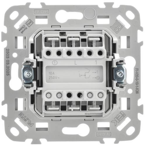 FLITE Выключатель 2-клавишный 10А ВС12-1-0-ФлЖ жемчуг IEK FLITE Выключатель 2-клавишный 10А ВС12-1-0-ФлЖ жемчуг IEK