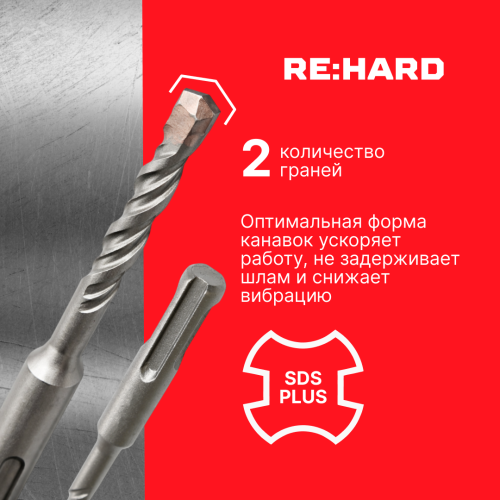 Бур по бетону SDS-PLUS 6x110 мм Бур по бетону SDS-PLUS 6x110 мм