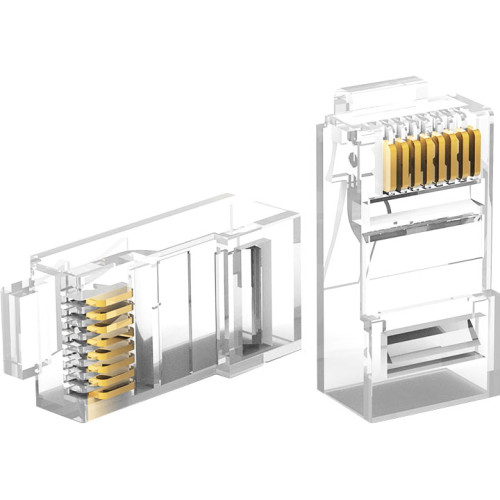 Коннектор Vention RJ45 (8p8c), cat. 5, под витую пару (10шт.) Коннектор Vention RJ45 (8p8c), cat. 5, под витую пару (10шт.)