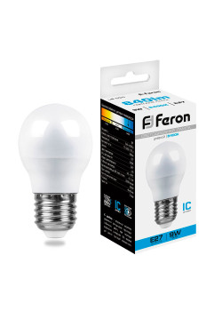 Лампа светодиодная Feron LB-550 Шарик E27 9W 175-265V 6400K