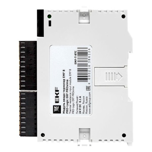 Модуль ввода термопар EMF 8 PRO-Logic EKF (без поверки) Модуль ввода термопар EMF 8 PRO-Logic EKF (без поверки)