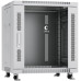 Шкаф коммутационный Cabeus (SH-05C-12U60/60) напольный 12U 600x600мм пер.дв.стекл металл 800кг серый 500мм 730мм IP20 сталь
