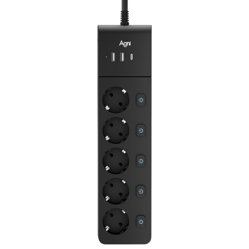 AGNI TP-FI3U5E-C-2m-black