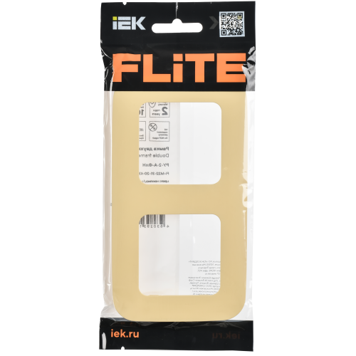 FLITE Рамка 2-местная РУ-2-А-ФлН навахо IEK FLITE Рамка 2-местная РУ-2-А-ФлН навахо IEK