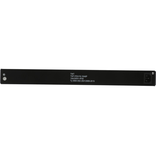 Блок распределения питания Lanmaster TWT-PDU19-10A8P гор.размещ. 8xSchuko базовые 10A