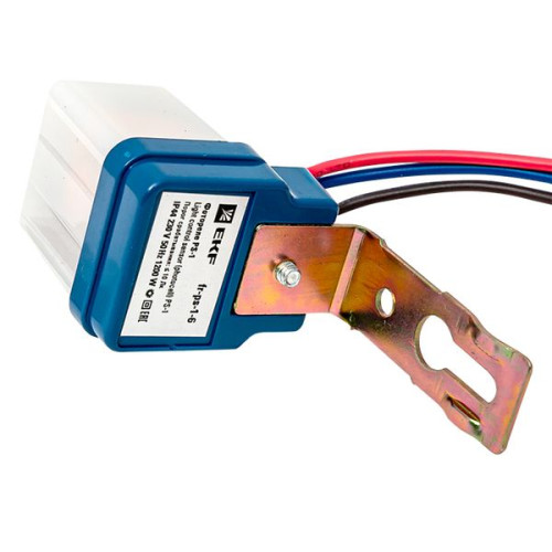 Фотореле PS-1 6А 1200Вт IP44 EKF Фотореле PS-1 6А 1200Вт IP44 EKF