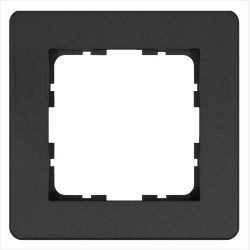 Рамка 1-м G-Flex антрацит Jasmart G1101B