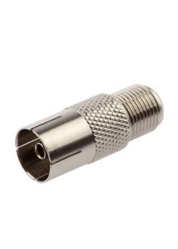 Переходник Simple RS-A02-1 гнездо F-гнездо TV 1 шт ЭРА Б0048292