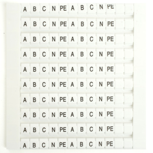 Маркеры для ЗНИ (JXB) буквы A,B,C,N,PE LD556-2 STEKKER