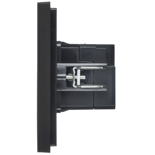 FORTE&PIANO Розетка USB A+A 3,1А FP149M металл черный IEK FORTE&PIANO Розетка USB A+A 3,1А FP149M металл черный IEK