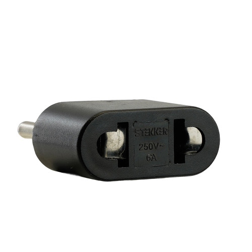 Переходник сетевой STEKKER ADP6-03-20 Tefal б/з 250V, 6A полипропилен, черный Переходник сетевой STEKKER ADP6-03-20 Tefal б/з 250V, 6A полипропилен, черный