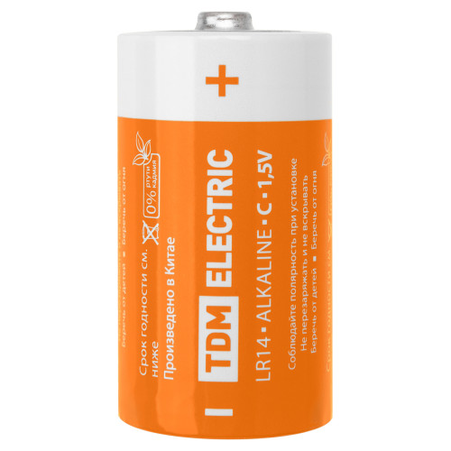 Элемент питания LR14 C Alkaline 1,5V BP-2 TDM
