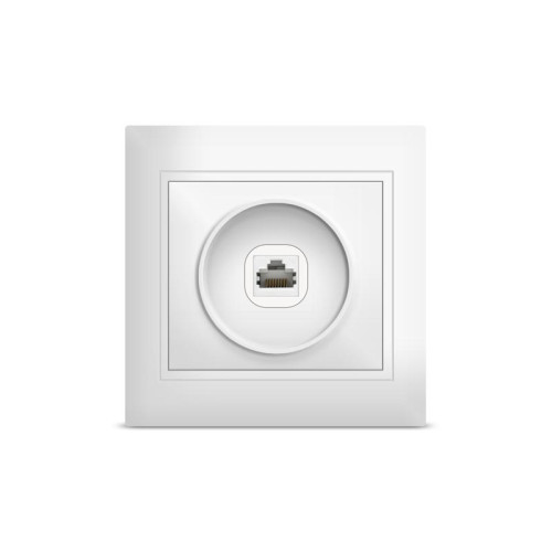 Розетка компьютерная СП Севиль 16А IP29 бел. UNIVersal С0051