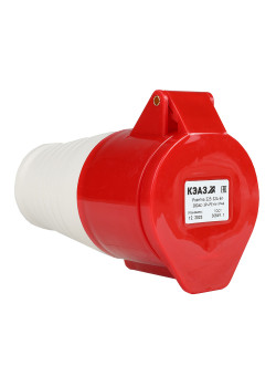Розетка кабельная 225-32А-6h-380AC-3P+PE+N-IP44